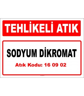 A 160902-3 - Sodyum dikromat