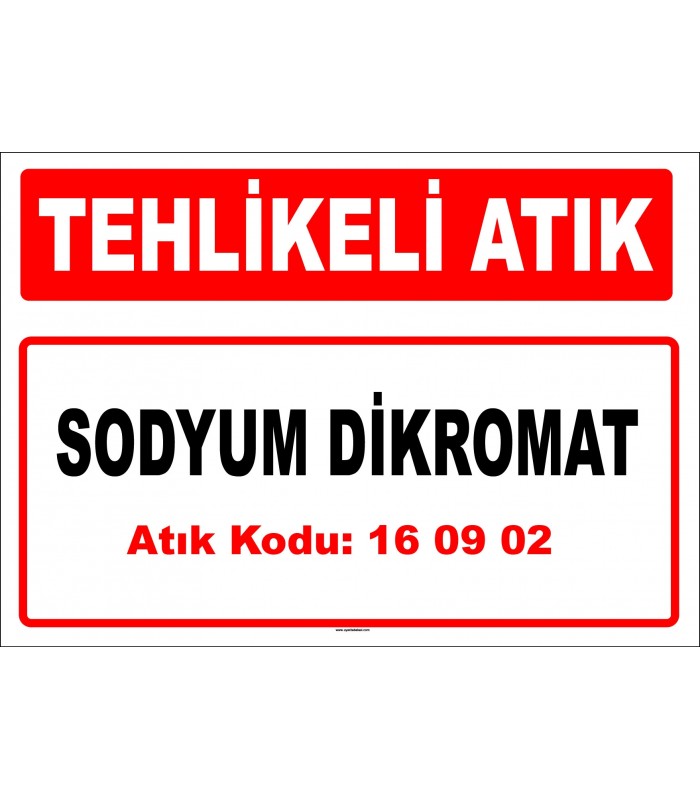 A 160902-3 - Sodyum dikromat