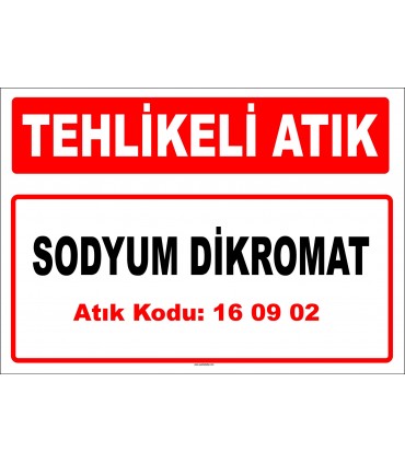 A 160902-3 - Sodyum dikromat