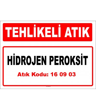 A 160903-1 - Hidrojen peroksit