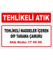 A170505 - Tehlikeli maddeler içeren dip tarama çamuru