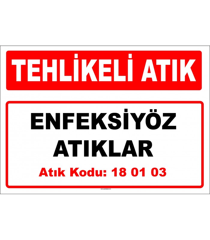 A 180103-1 - Enfeksiyöz Atıklar