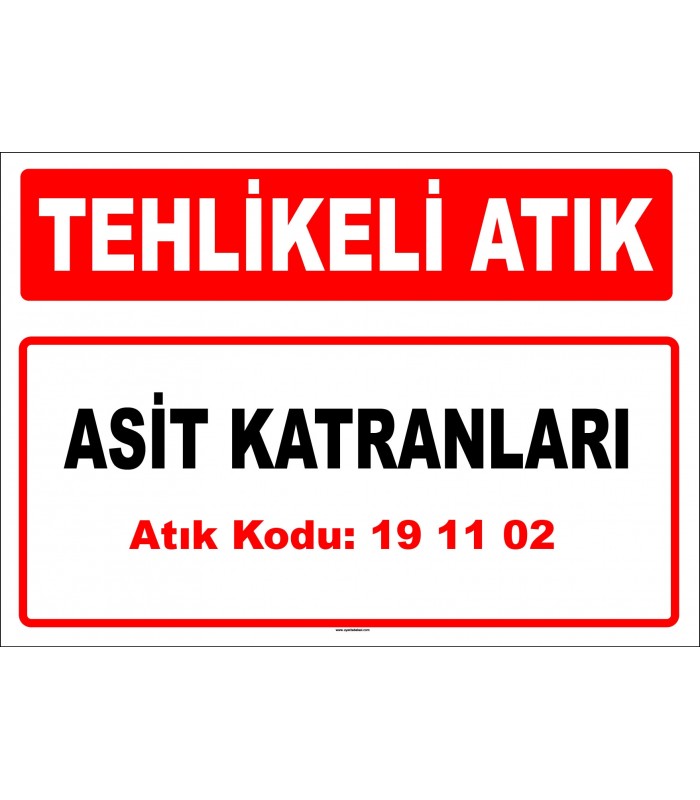 A 191102 - Asit katranları