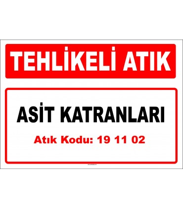 A 191102 - Asit katranları