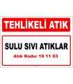 A191103 - Sulu sıvı atıklar