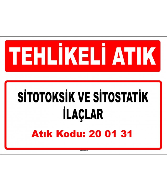A 200131 - Sitotoksik ve sitostatik ilaçlar 