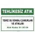 A 010504 - Temizsu sondaj çamurları ve atıkları