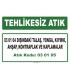 A 030105 - 03 01 04 dışındaki talaş, yonga, kıymık, ahşap, kontraplak ve kaplamalar