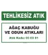 A 030301 - Ağaç kabuğu ve odun atıkları