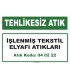 A 040222 - İşlenmiş tekstil elyafı atıkları