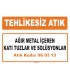 MA 060313 - Ağır metal içeren katı tuzlar ve solüsyonlar 