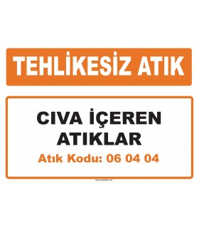 MA 060404 - Cıva içeren atıklar