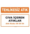 MA060404 - Cıva içeren atıklar