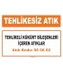 MA 060602 - Tehlikeli kükürt bileşenleri içeren atıklar
