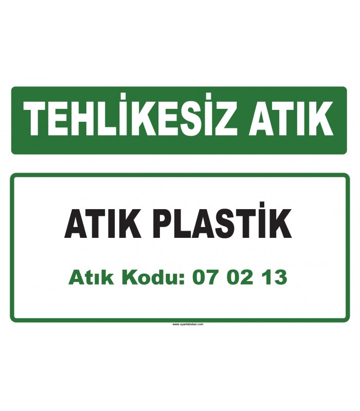 A 070213 - Atık plastik