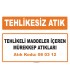 MA 080312 - Tehlikeli maddeler içeren mürekkep atıkları