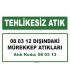 A 080313 - 08 03 12 dışındaki mürekkep atıkları