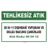 A 080412 - 08 04 11 dışındaki yapışkan ve dolgu macunu çamurları