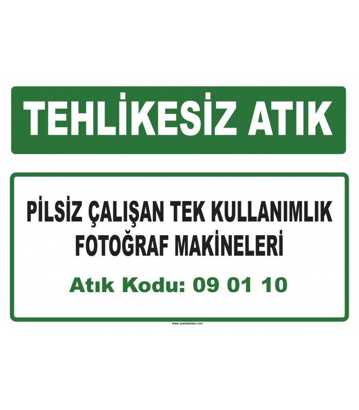 A 090110 - Pilsiz çalışan tek kullanımlık fotoğraf makineleri