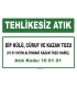 A 100101 - (10 01 04’ün altındaki kazan tozu hariç) dip külü, cüruf ve kazan tozu