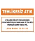 MA 100116 - Atıkların birlikte yakılmasından (co-incineration) kaynaklanan ve tehlikeli maddeler içeren uçucu kül
