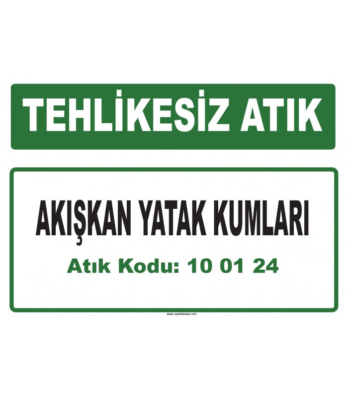 A 100124 - Akışkan yatak kumları
