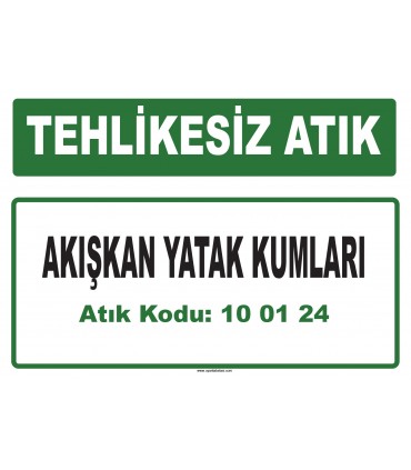 A 100124 - Akışkan yatak kumları