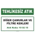 A 100215 - Diğer çamurlar ve filtre kekleri