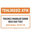 MA100319 - Tehlikeli maddeler içeren baca gazı tozu