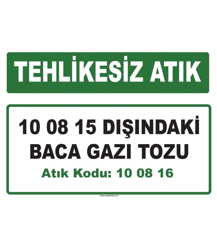 A 100816 - 10 08 15 dışındaki baca gazı tozu