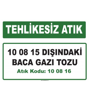 A 100816 - 10 08 15 dışındaki baca gazı tozu