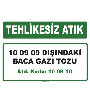 A 100910 - 10 09 09 dışındaki baca gazı tozu