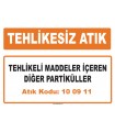 MA100911 - Tehlikeli maddeler içeren diğer partiküller