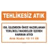 MA 101109 - Isıl işlemden önce hazırlanan tehlikeli maddeler içeren harman atığı