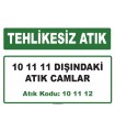 A101112 - 10 11 11 dışındaki atık camlar