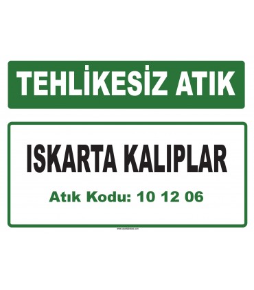 A 101206 - Iskarta kalıplar