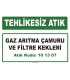 A 101307 - Gaz arıtma çamuru ve filtre kekleri