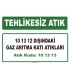 A 101313 - 10 13 12 dışındaki gaz arıtma katı atıkları