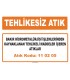 MA 110205 - Bakır hidrometalürjisi işlemlerinden kaynaklanan tehlikeli maddeler içeren atıklar
