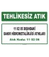 A 110206 - 11 02 05 dışındaki bakır hidrometalürjisi atıkları
