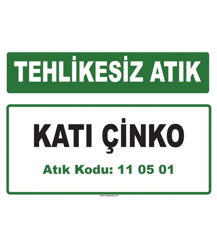 A 110501 - Katı çinko