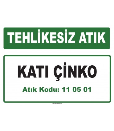 A 110501 - Katı çinko