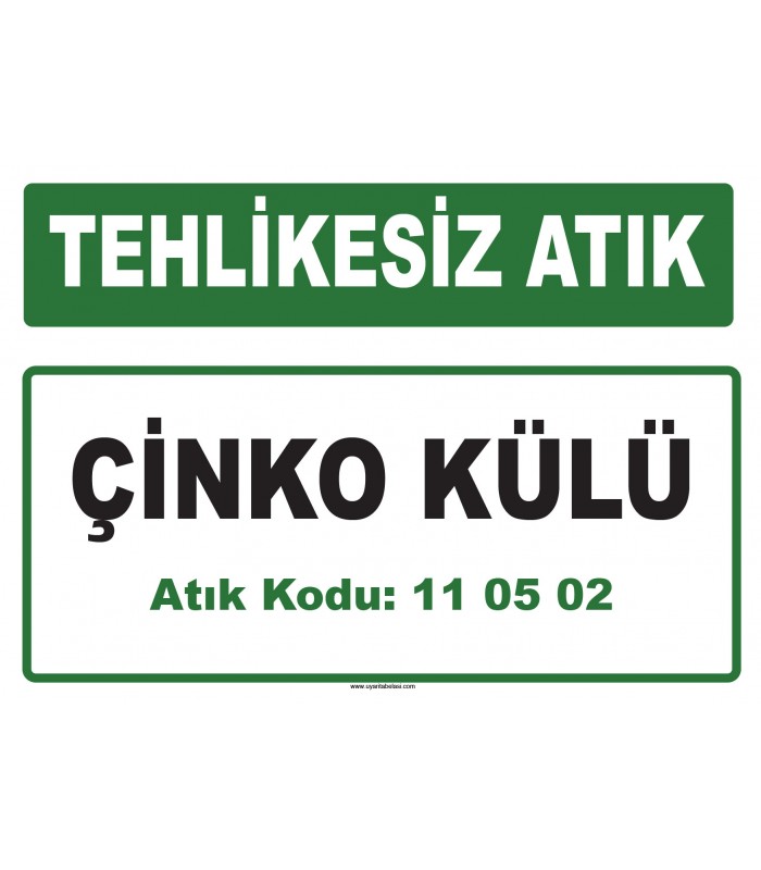 A 110502 - Çinko külü