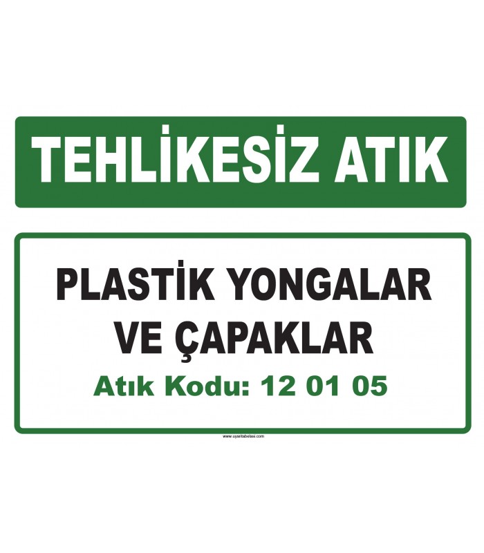 A 120105 - Plastik yongalar ve çapaklar