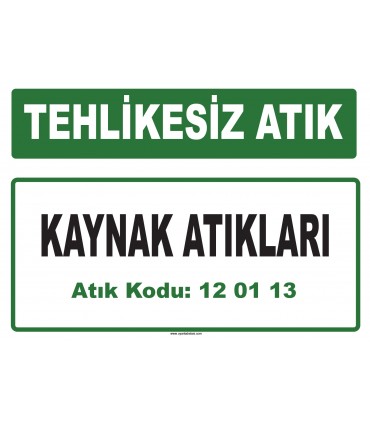 A 120113 - Kaynak atıkları