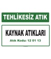 A120113 - Kaynak atıkları