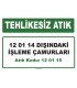A 120115 - 12 01 14 dışındaki işleme çamurları