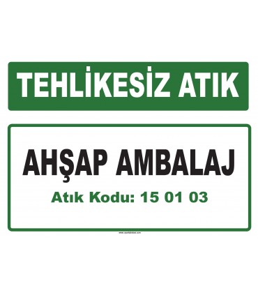 A 150103 - Ahşap ambalaj