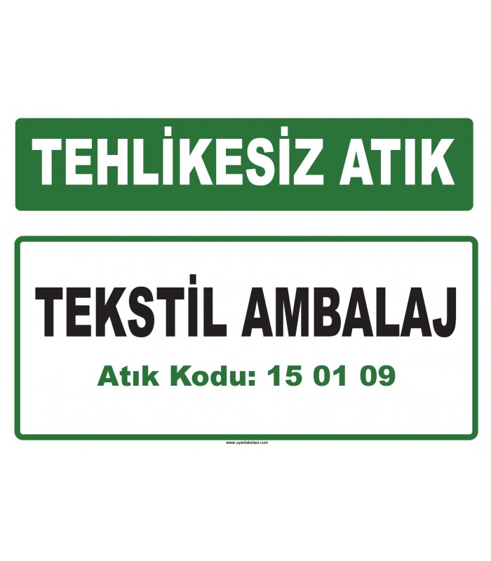 A 150109 - Tekstil ambalaj