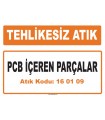 MA160109 - PCB içeren parçalar